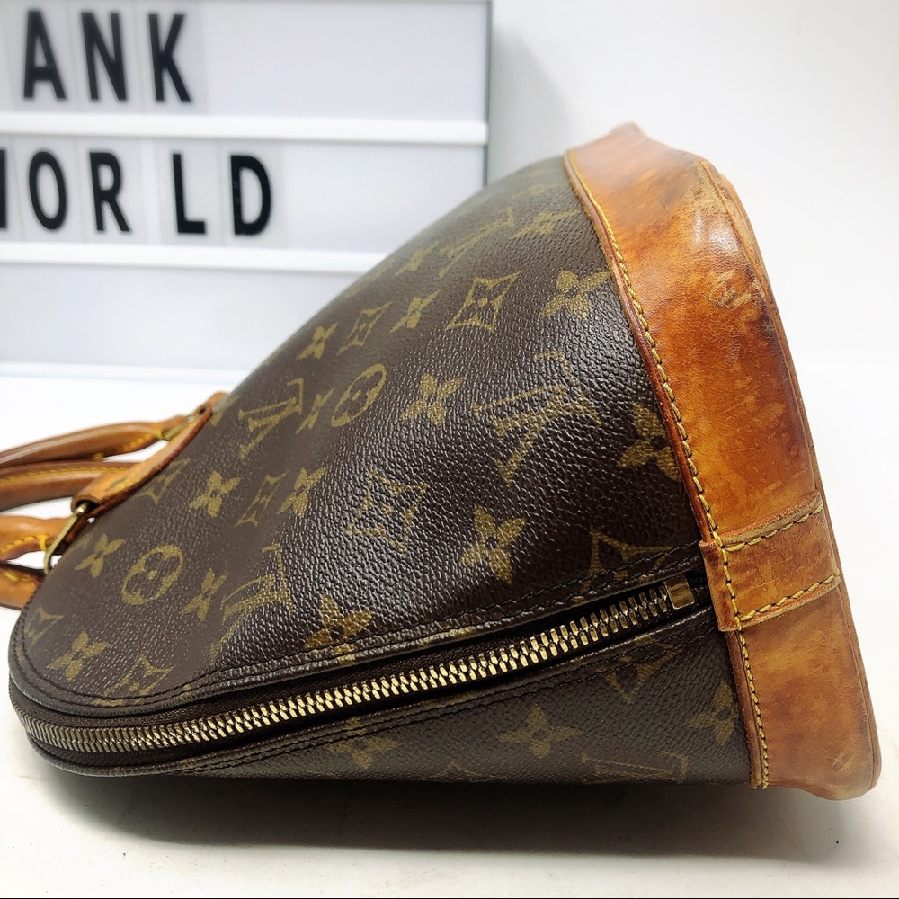 Sold*Louis Vuitton Alma monogram handbag satchel - Picture 4 of 8